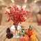 11-Inch Artificial Orange Pumpkin Picks - Set of 8 Mini Fall Berry Picks for Autumn Accents, Ideal for Floral Arrangements, Parties & Events, Home & Office Decor - Floral Home by Artificial Flowers